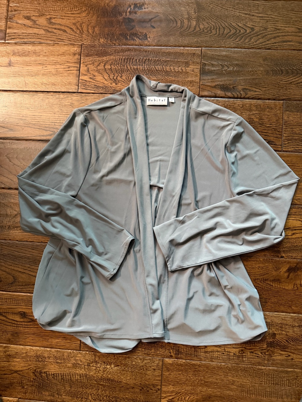 HABITAT OPEN. FRONT LONG SLEEVE DRAPE CARDIGAN Size M